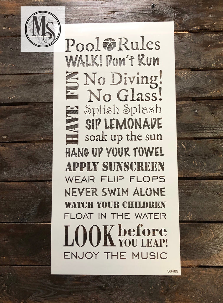 S0489 Pool Rules