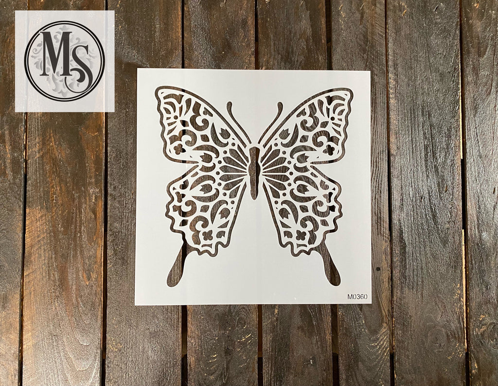 M0360 butterfly mandala