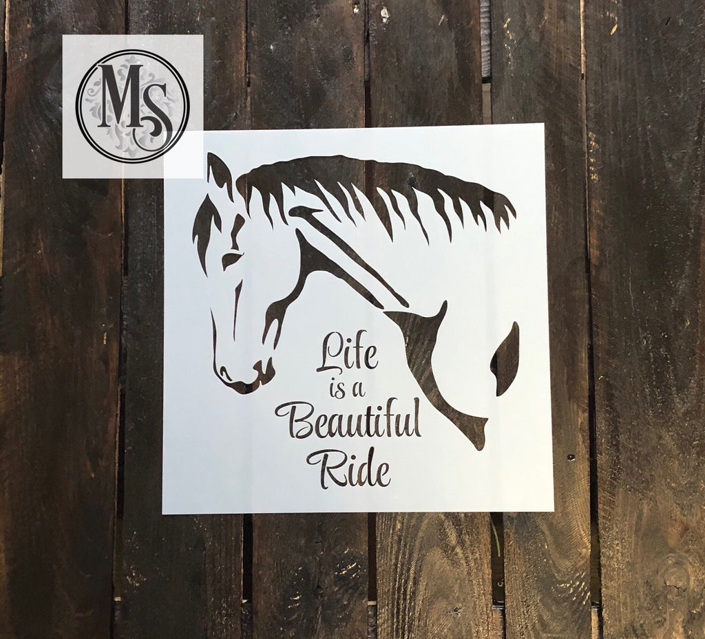 S0377 Horse beautiful ride - 2 size options