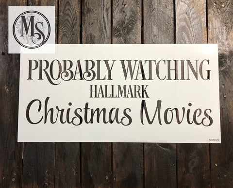S0562 Probably Watching Hallmark Christmas Movies