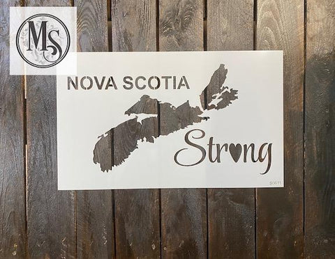 s0611 Nova Scotia Strong - map