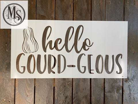 S0741 Hello Gourd-Geous Doormat design