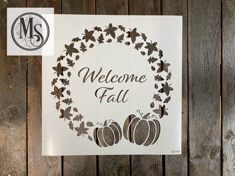 S0749 Welcome Fall Wreath